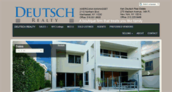 Desktop Screenshot of deutschrealty.com